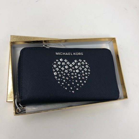 michael kors heart wallet